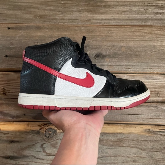 Women Size 11 Size Men Nike Dunk High Patent Toe Bred Shoes